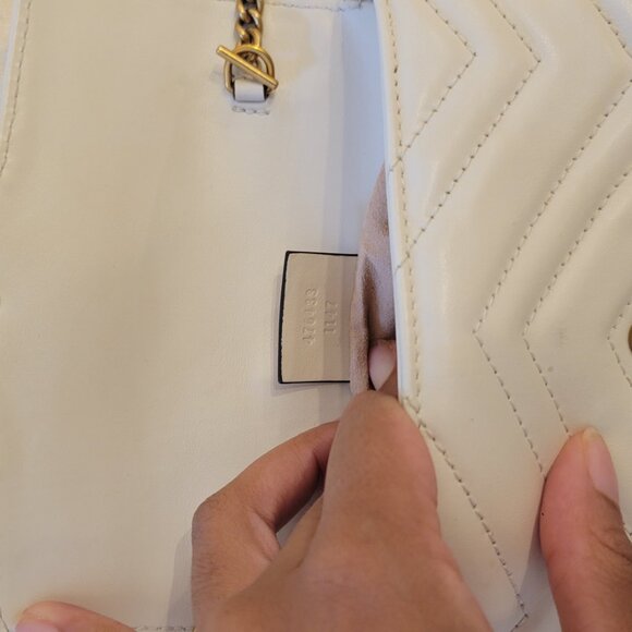 Gucci Marmont Super Mini - White - Picture 10 of 13